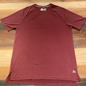 RBX Athletic Burgundy Grid T-shirt